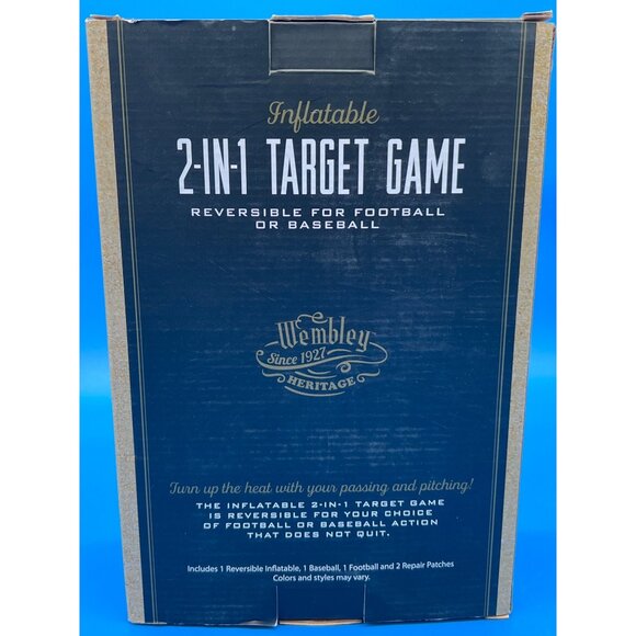 Inflatable 2-In-1 Target Game For Football & Baseball By Wembley - Picture 3 of 5